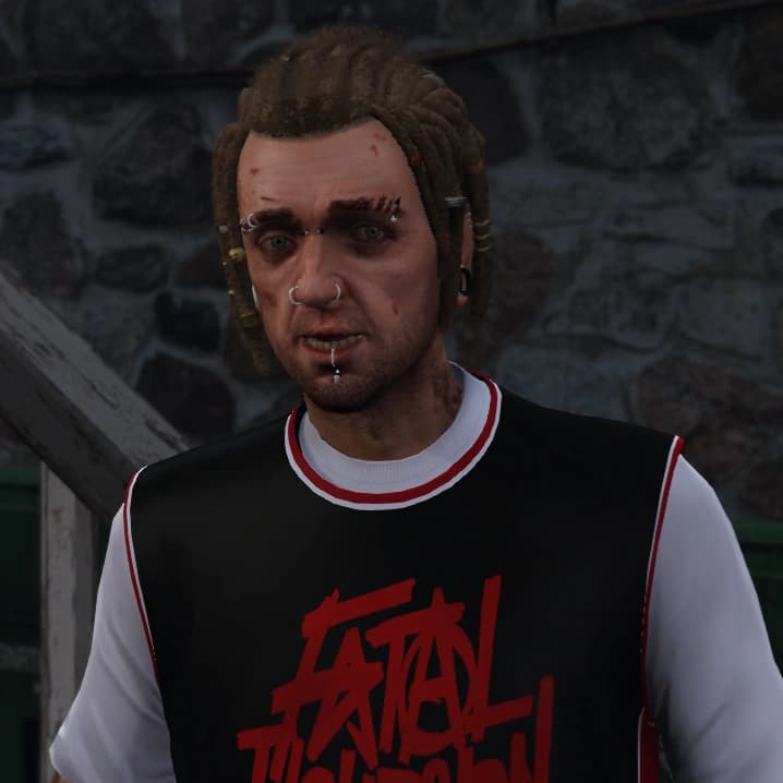 Wade Hebert, as they appear in GTA V.