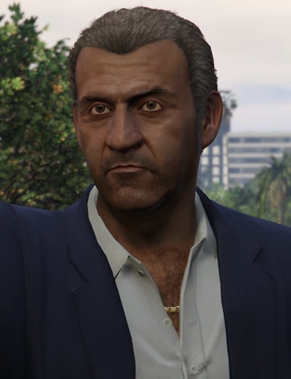 Martin Madrazo, as they appear in GTA V.
