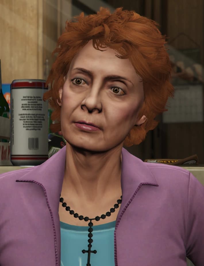 Patricia Madrazo, as they appear in GTA V.