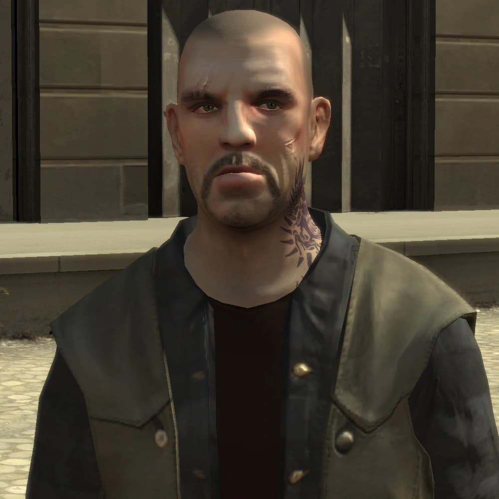 Johnny Klebitz, as they appear in GTA IV.