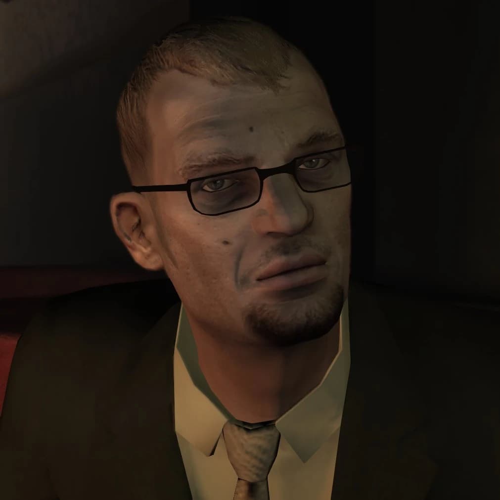 Dimitri Rascalov, as they appear in GTA IV.