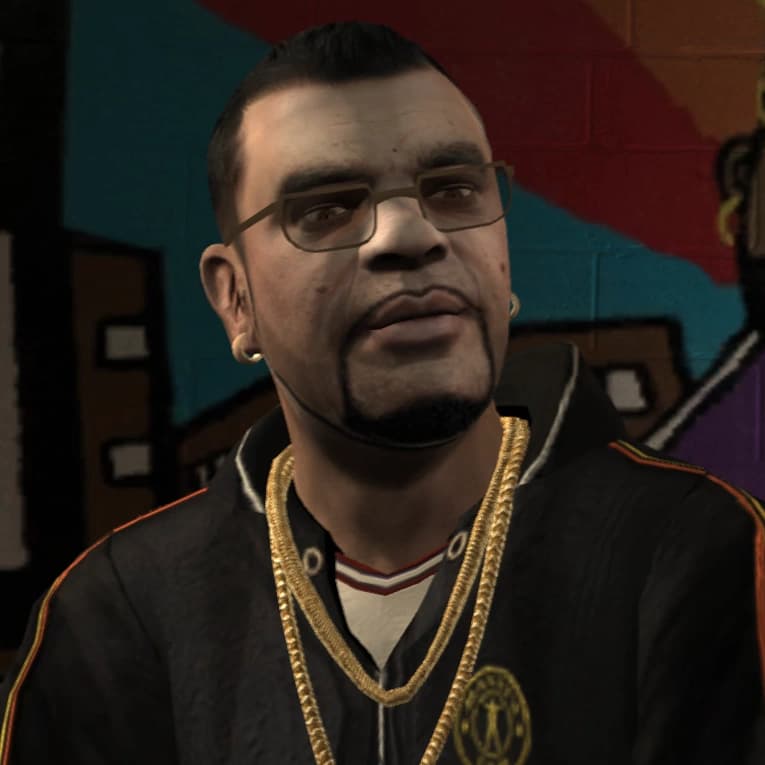 Manny Escuela, as they appear in GTA IV.