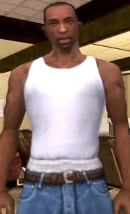 Carl Johnson, as they appear in GTA: San Andreas.