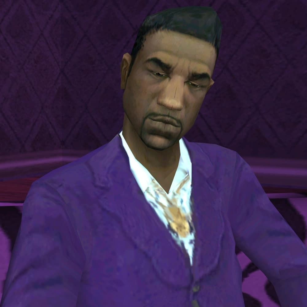 Jizzy B., as they appear in GTA: San Andreas.