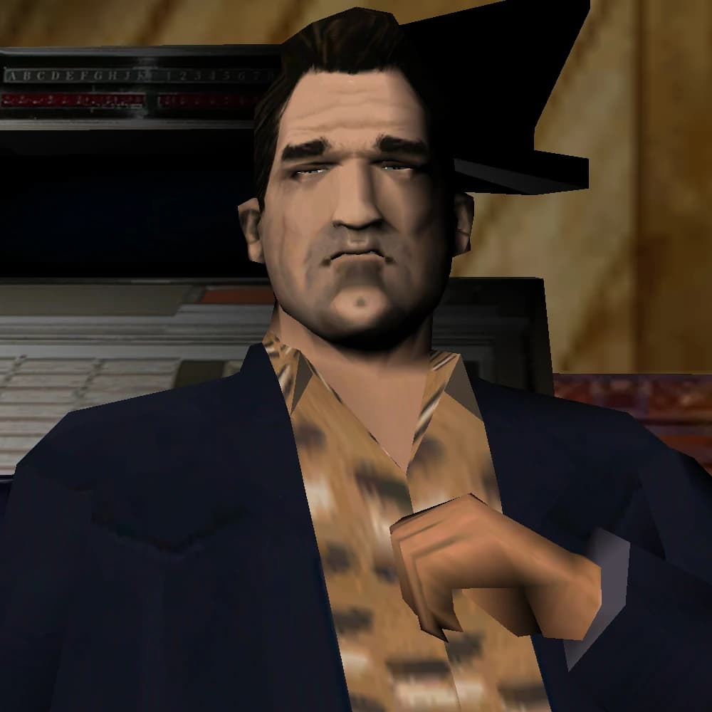 Sonny Forelli, as they appear in GTA: Vice City.