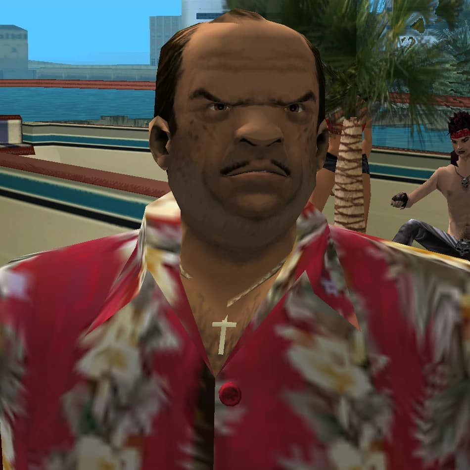Ricardo Diaz, as they appear in GTA: Vice City.