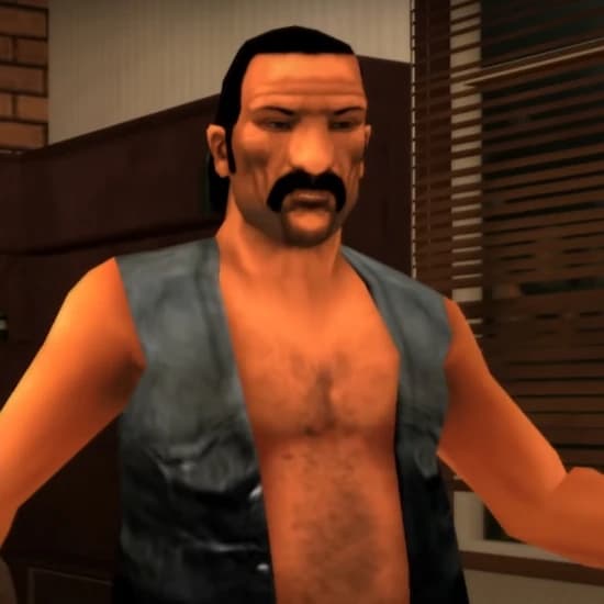 Umberto Robina, as they appear in GTA: Vice City Stories.