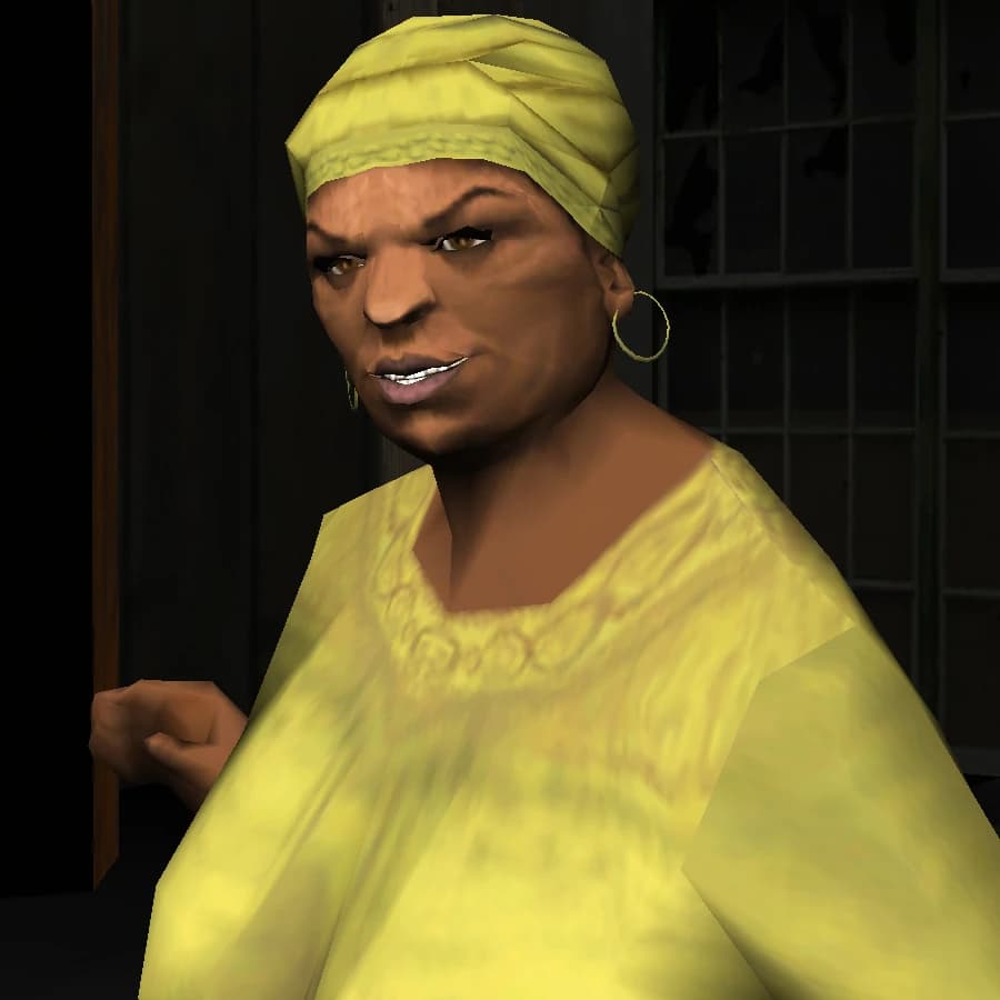 Auntie Poulet, as they appear in GTA: Vice City.