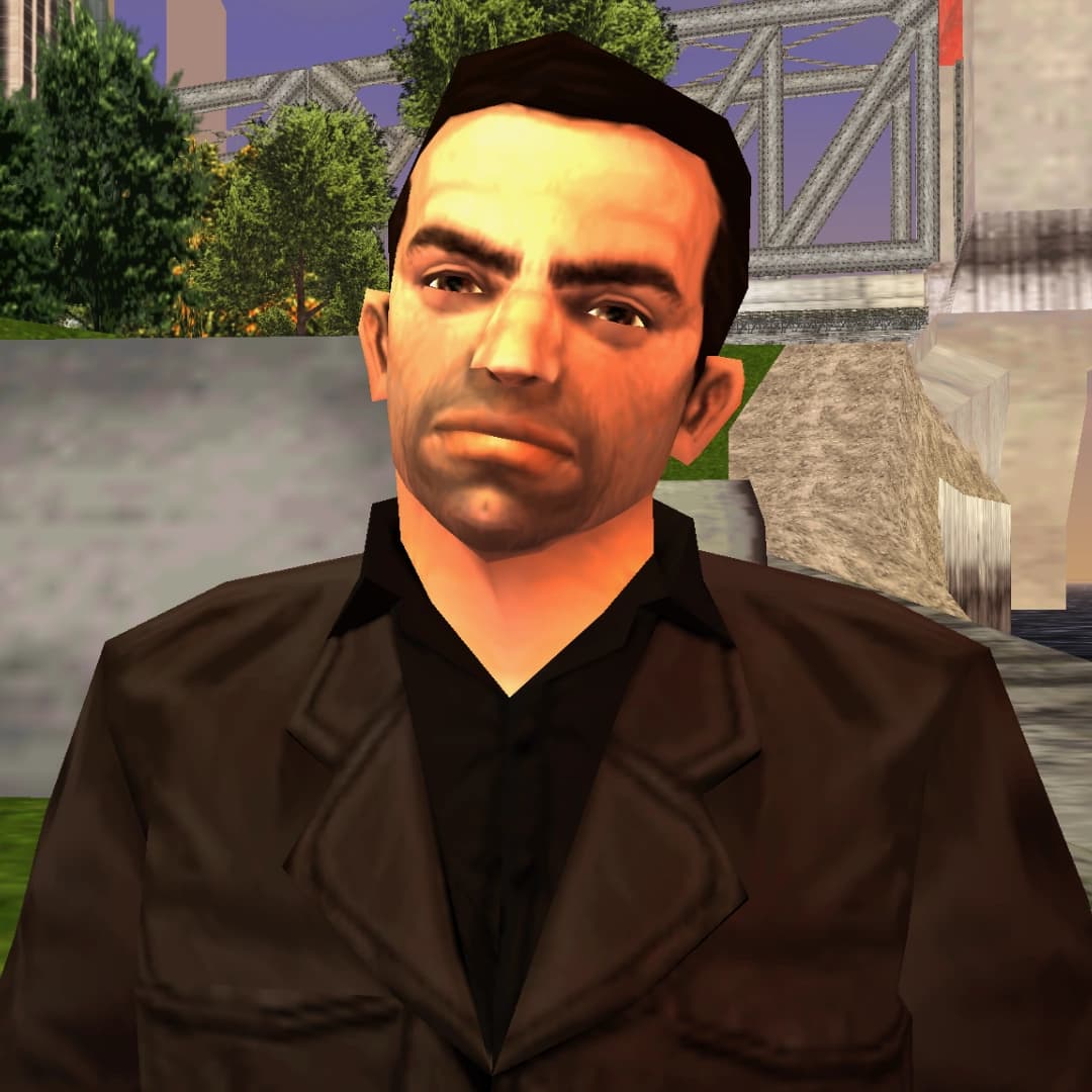 Toni Cipriani, as they appear in GTA: Liberty City Stories.