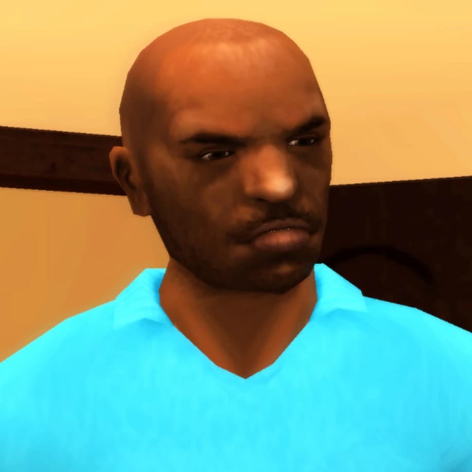 Victor Vance, as they appear in GTA: Vice City Stories.