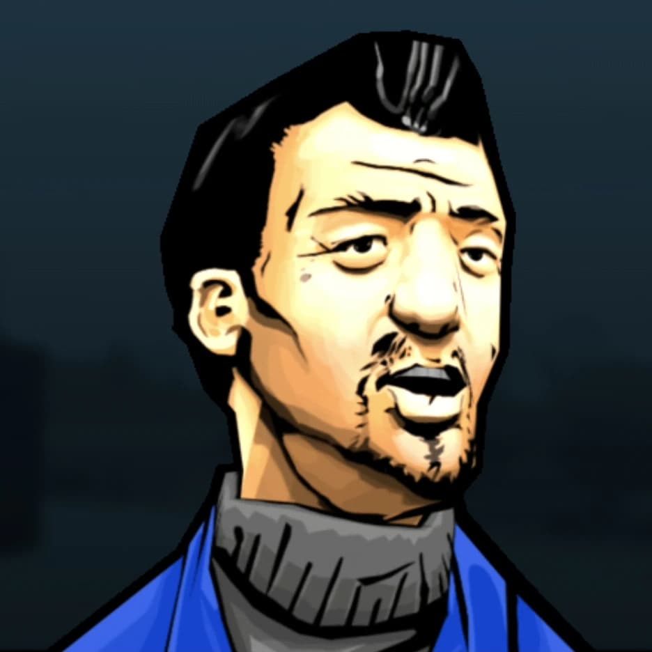 Zhou Ming, as they appear in GTA: Chinatown Wars.