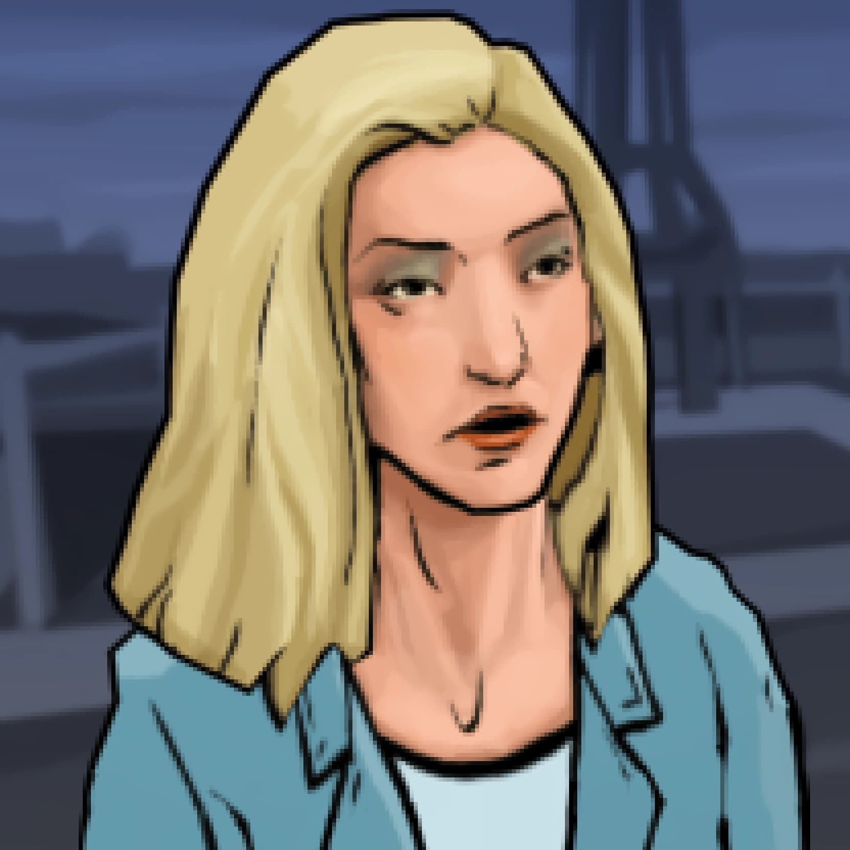Melanie Mallard, as they appear in GTA: Chinatown Wars.