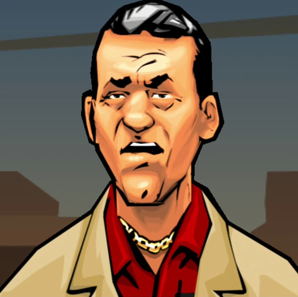 Rudy D'Avanzo, as they appear in GTA: Chinatown Wars.
