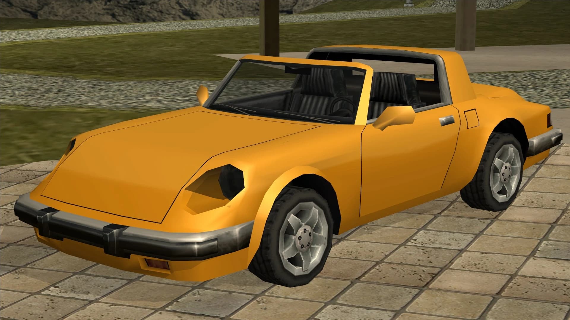 The Comet, a two-door sports convertible, front three-quarter view.