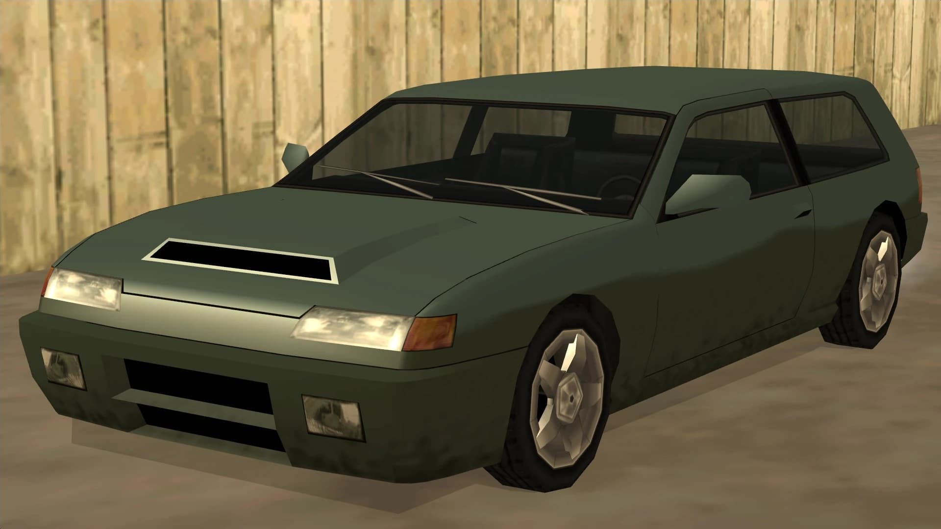 The Flash, a small two-door hatchback in rally trim, front three-quarter view.