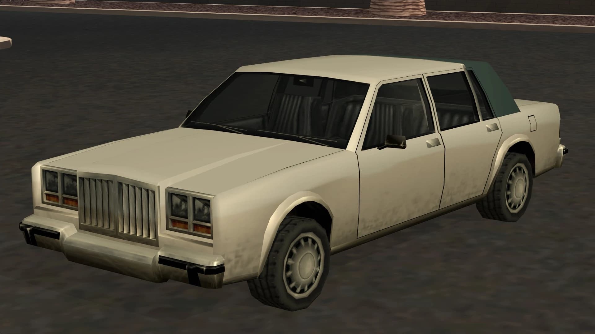 The Greenwood, a four-door saloon, front three-quarter view.