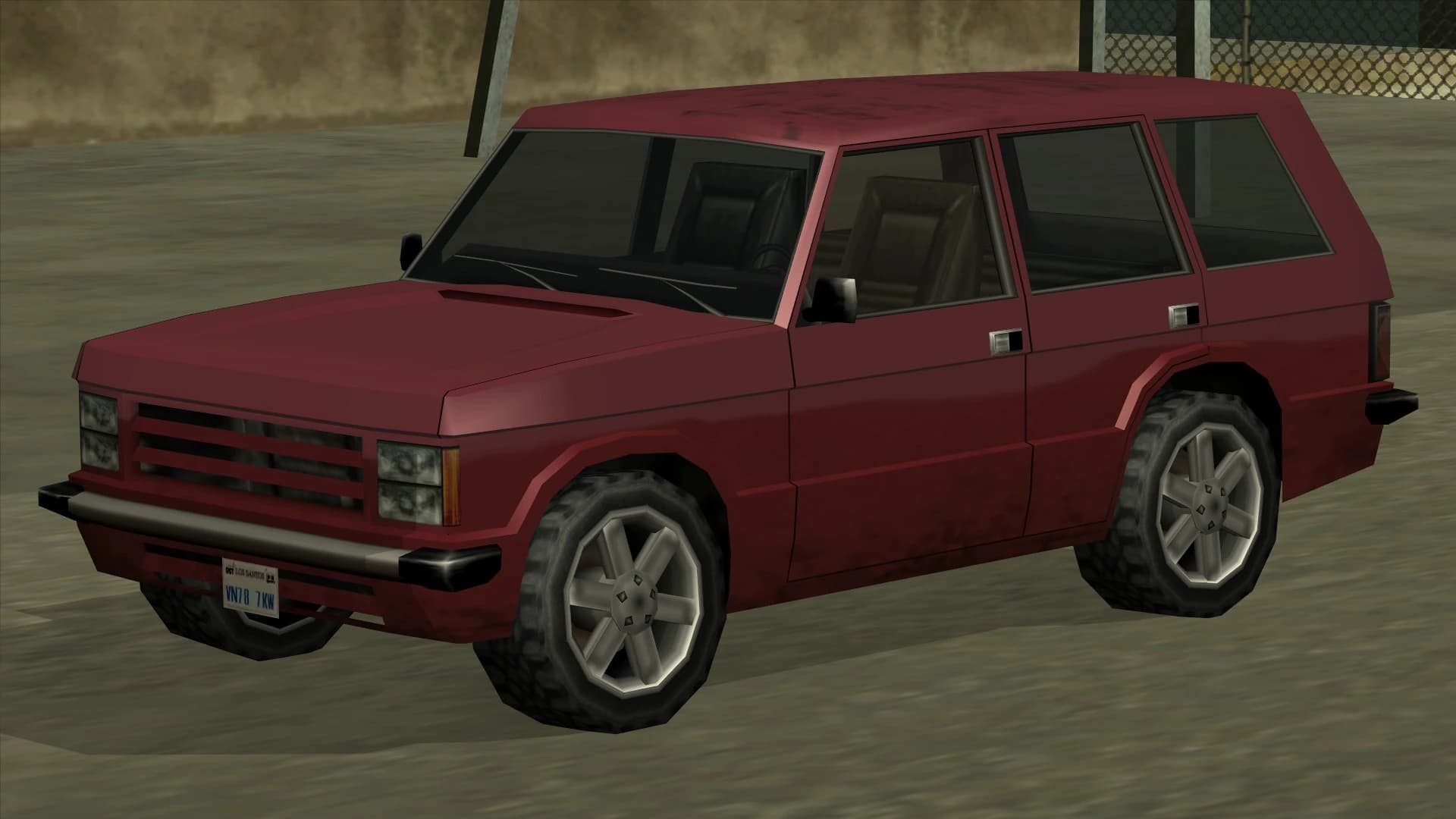 The Huntley, a four-door luxury off-roader, front three-quarter view.