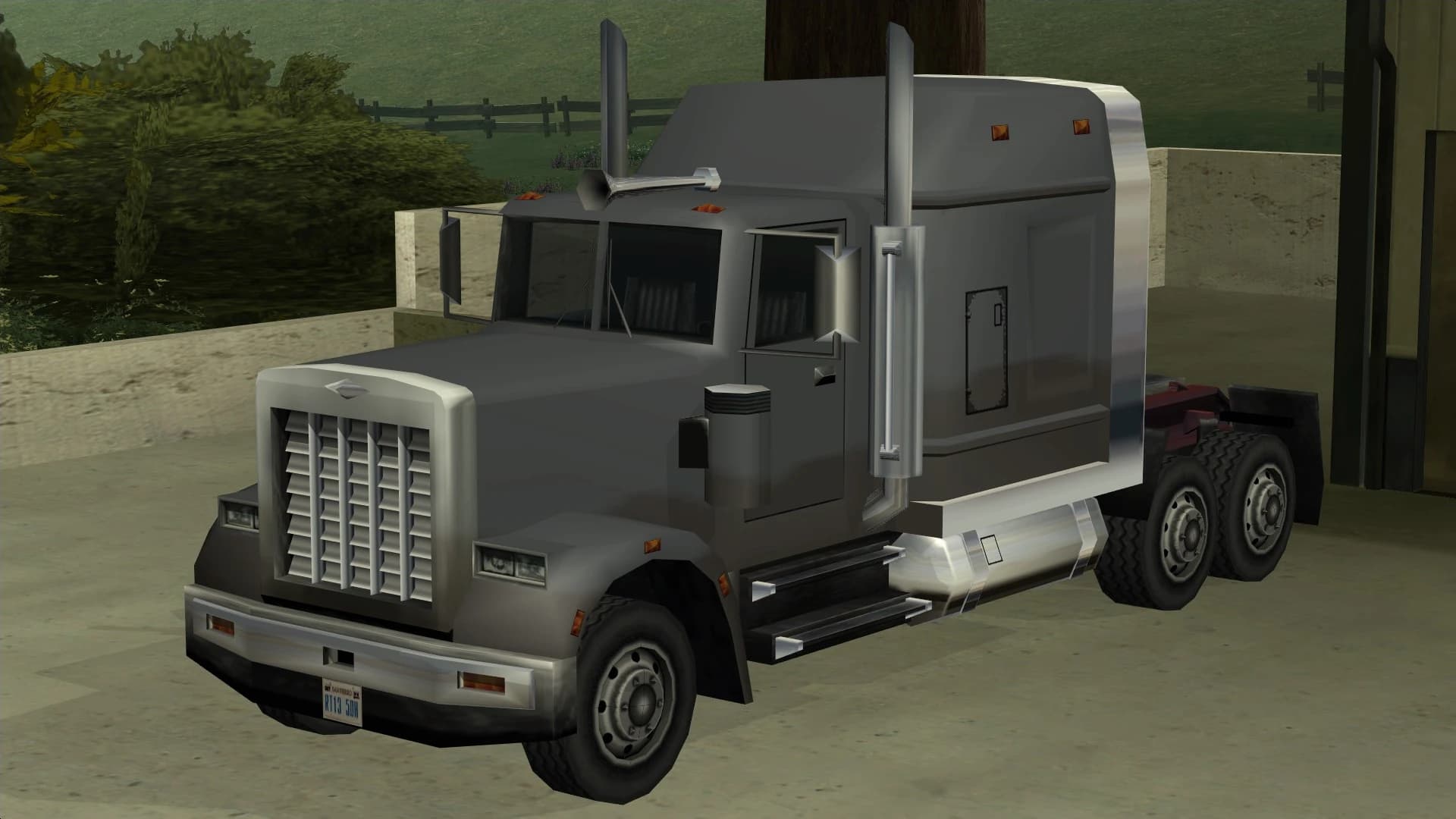 The Linerunner, a cab-over articulated lorry tractor unit, front three-quarter view.