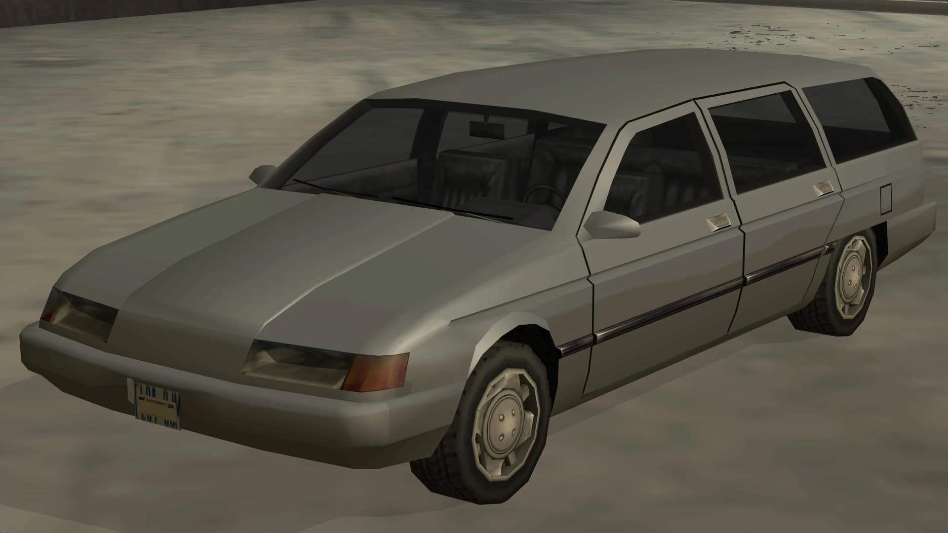 The Solair, a four-door estate car, front three-quarter view.