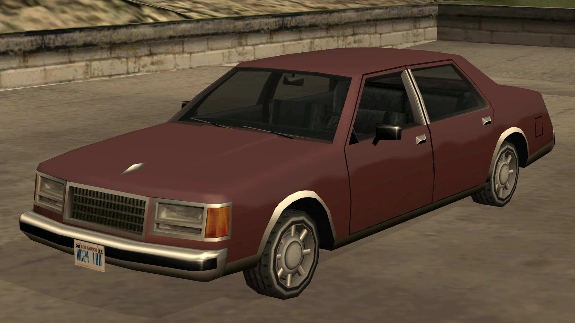 The Washington, a four-door saloon, front three-quarter view.