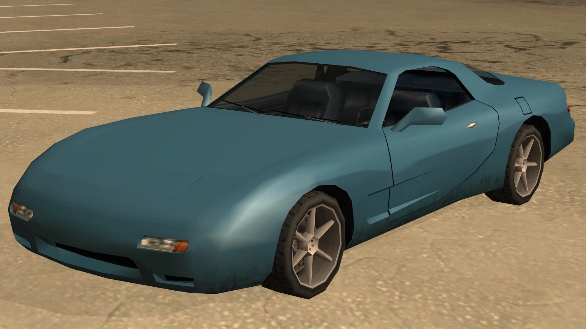 The ZR-350, a two-door sports coupe with pop-up headlights, front three-quarter view.
