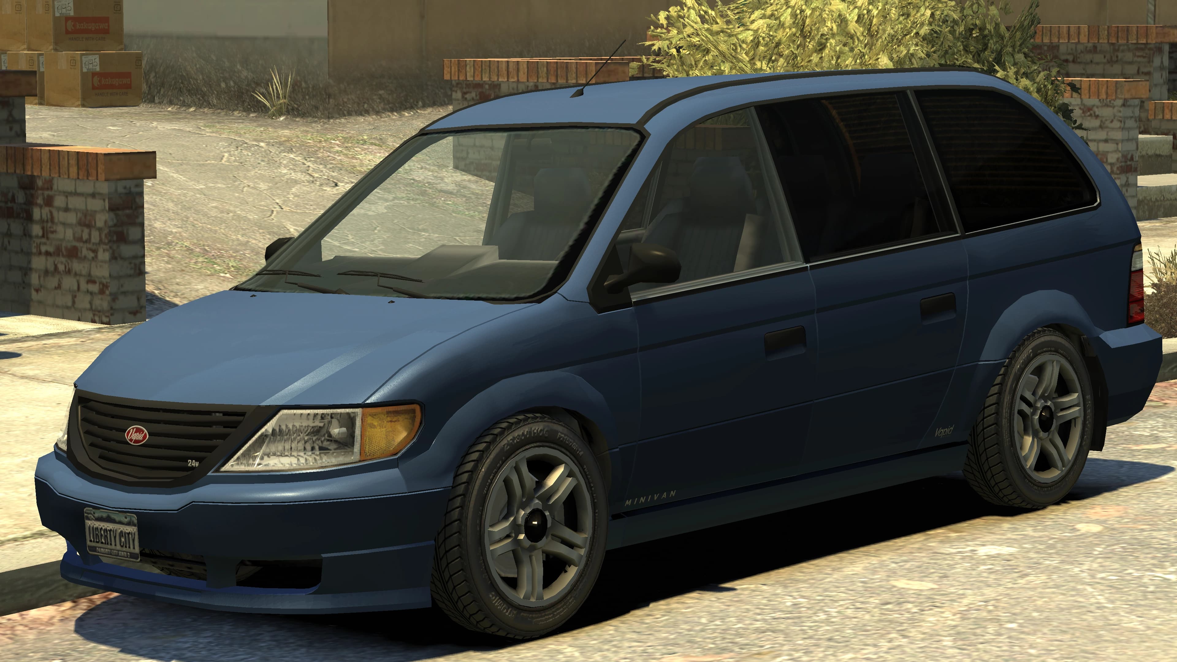 The Minivan as it appears in GTA IV.