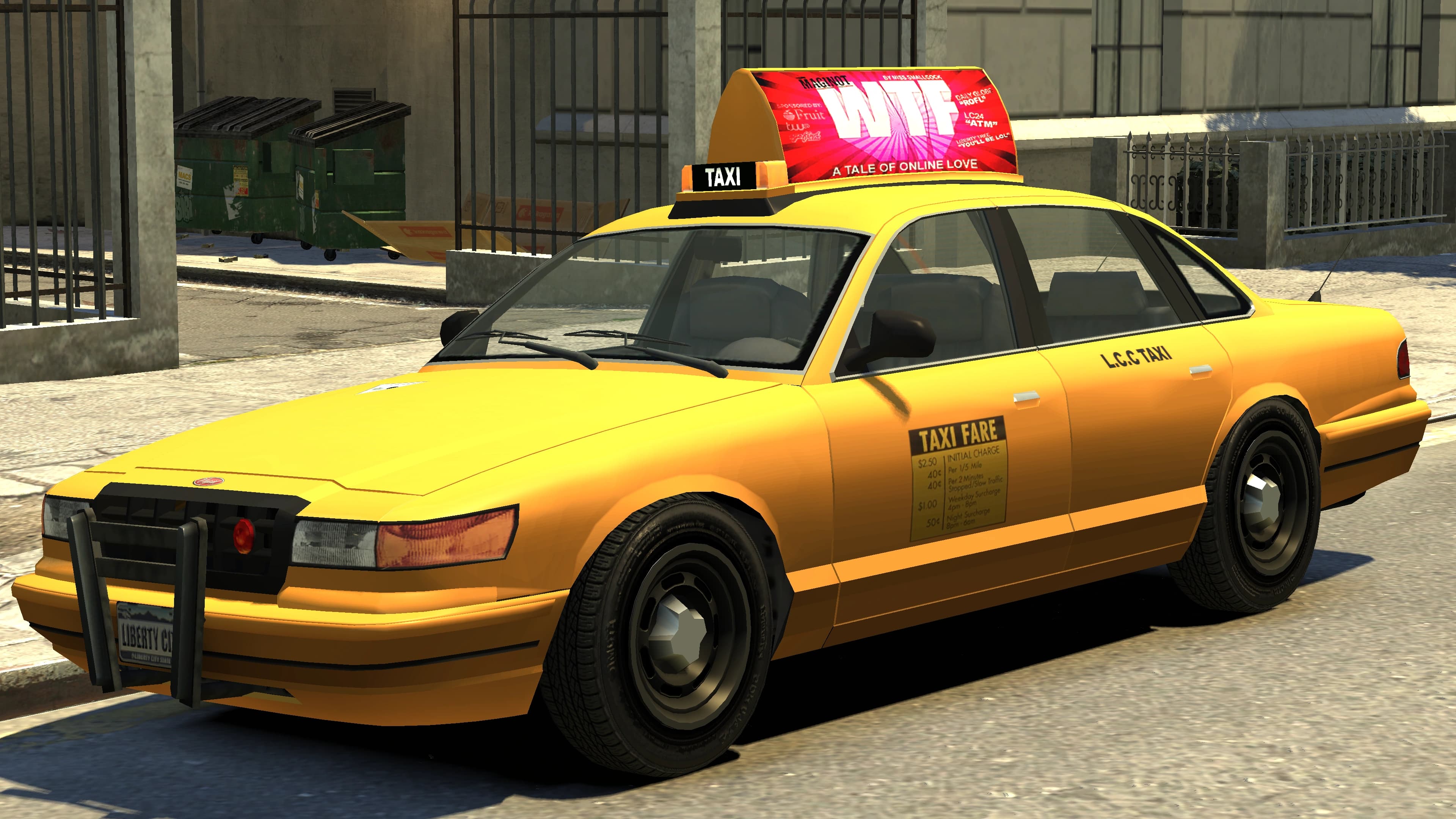 The Taxi as it appears in GTA IV.
