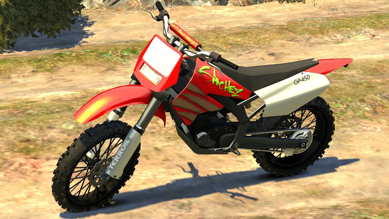 The Sanchez as it appears in GTA IV.