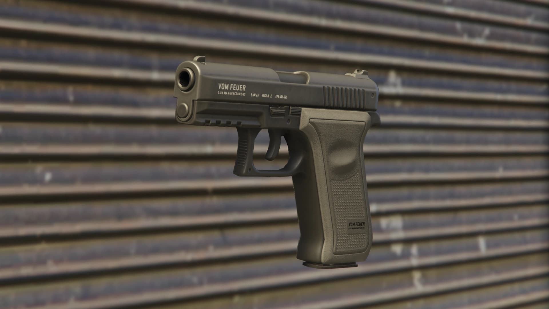 The Ceramic Pistol as it appears in GTA Online.
