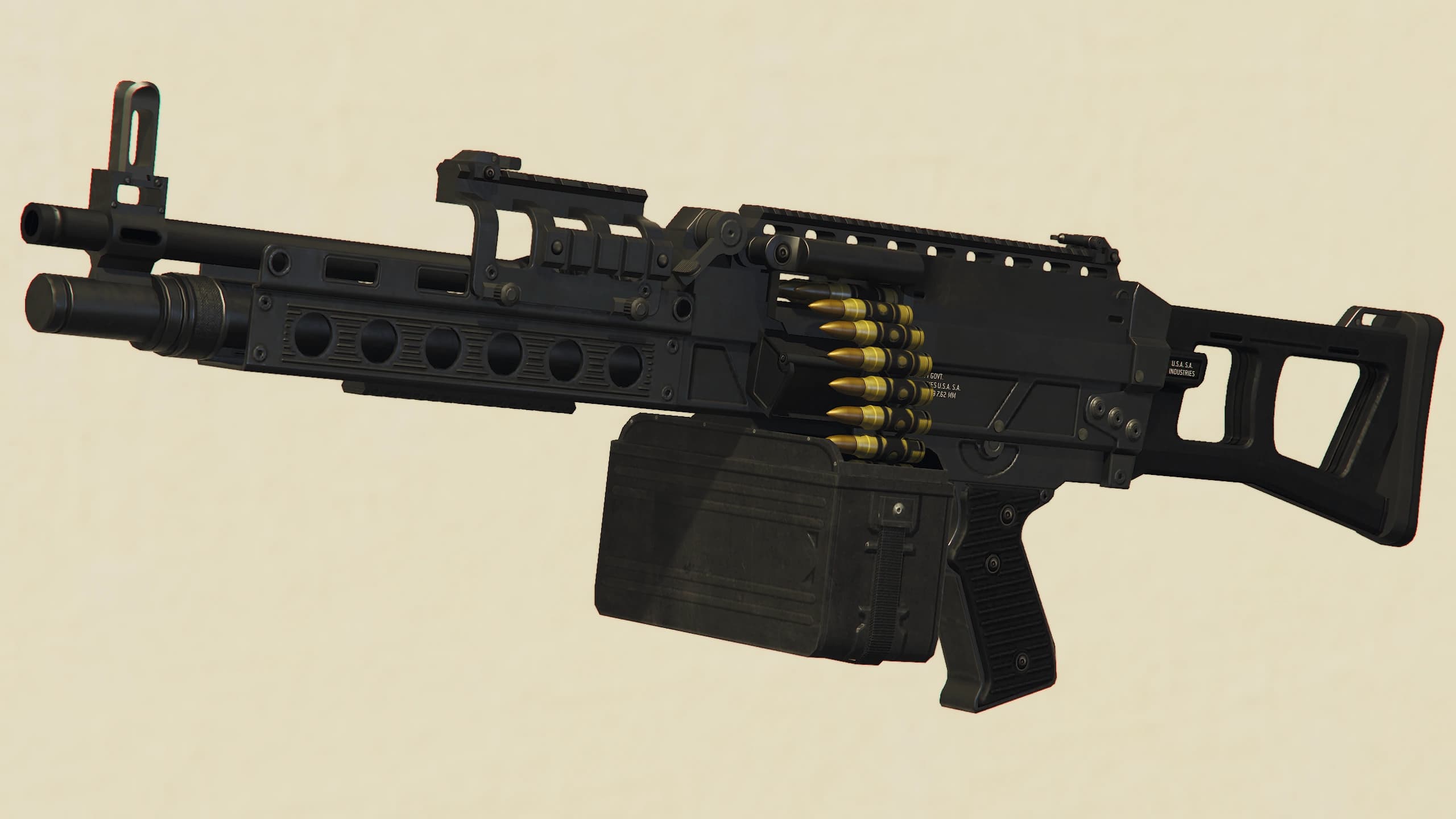 The Combat MG Mk II as it appears in GTA Online.