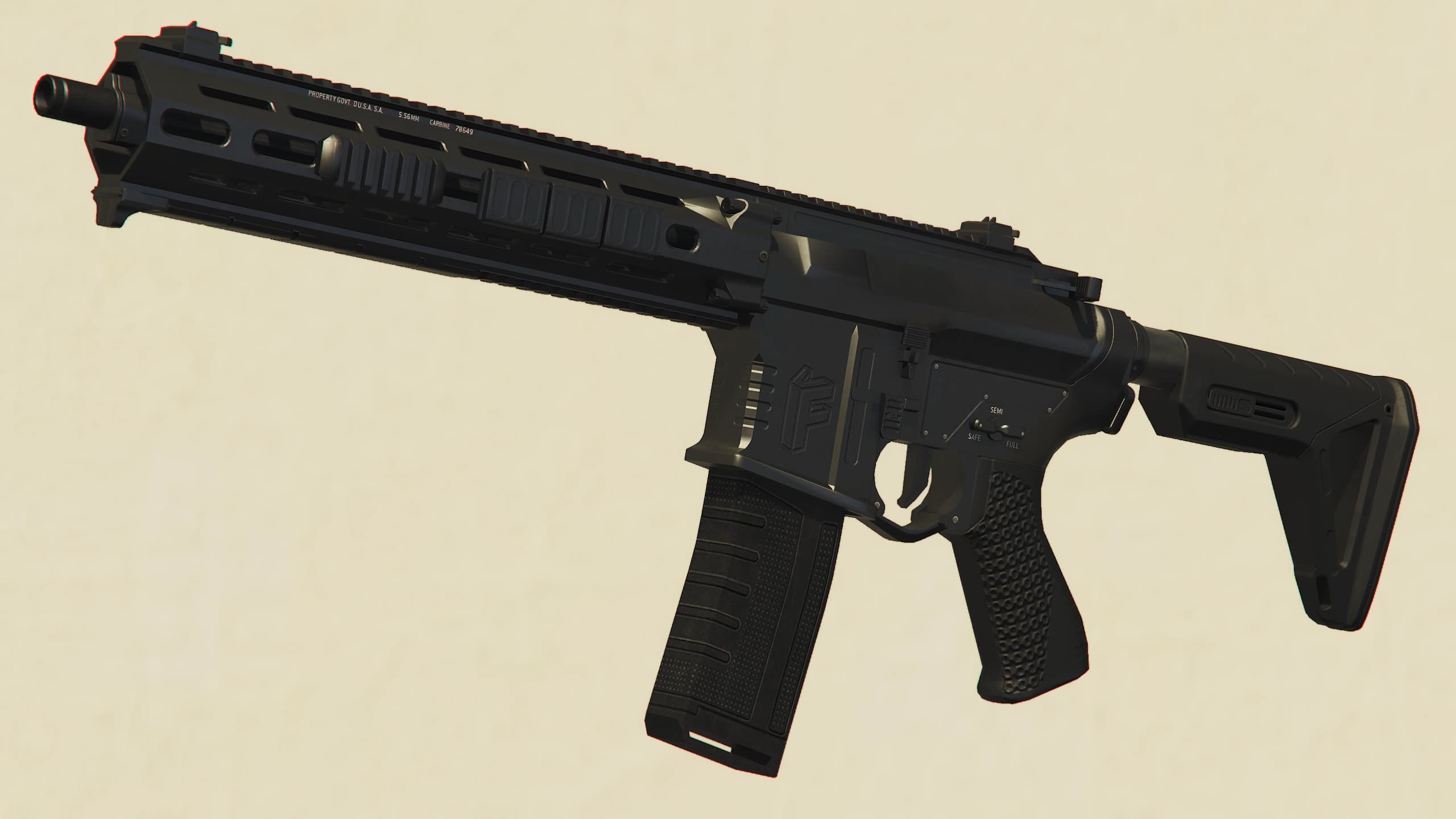 The Carbine Rifle Mk II as it appears in GTA Online.