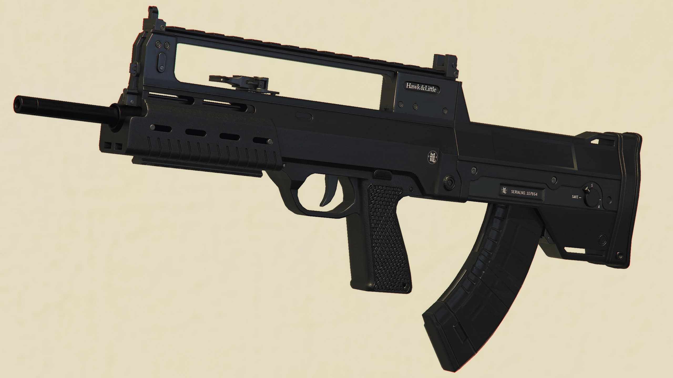 The Bullpup Rifle Mk II as it appears in GTA Online.