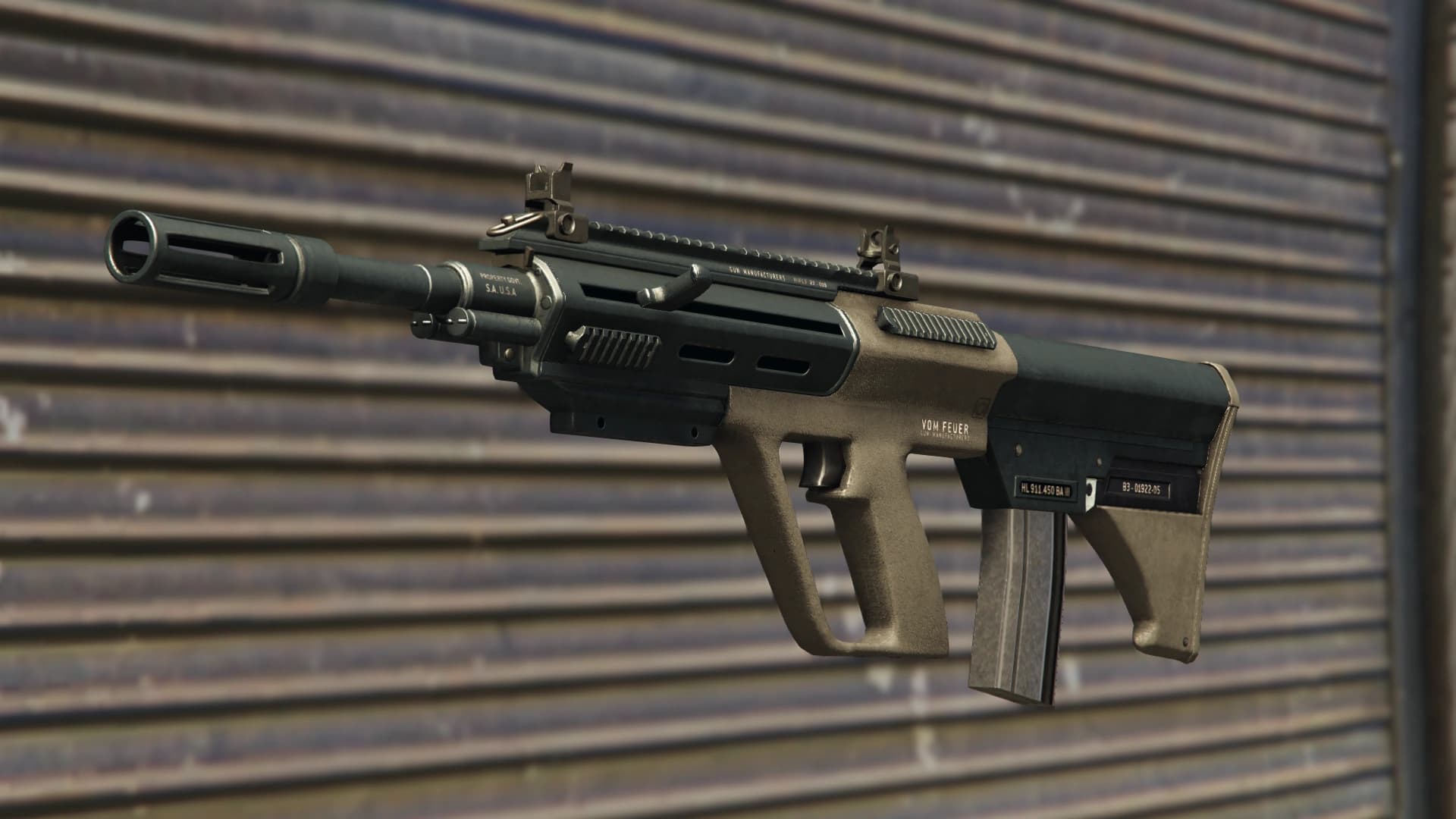 The Military Rifle as it appears in GTA Online.