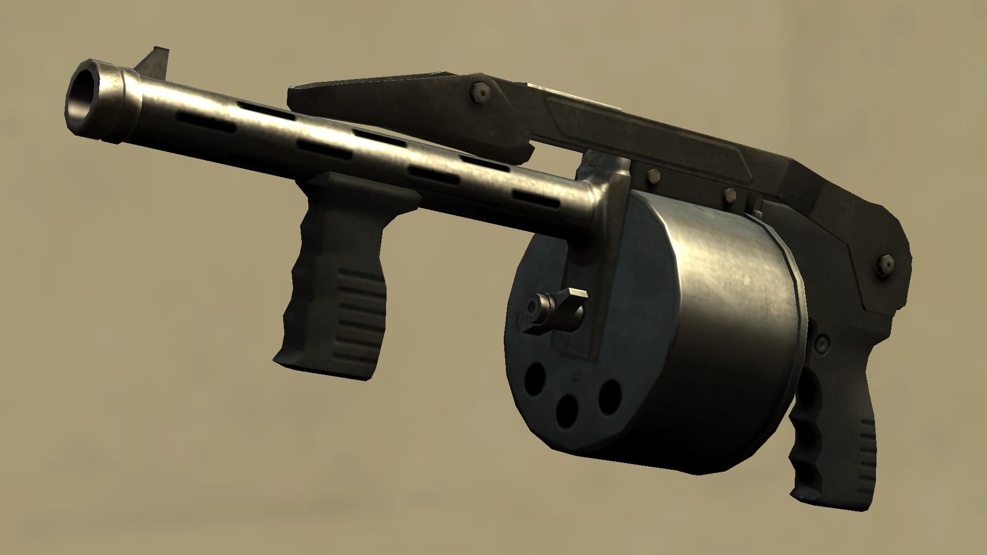 The Assault Shotgun as it appears in GTA IV: The Lost and Damned.