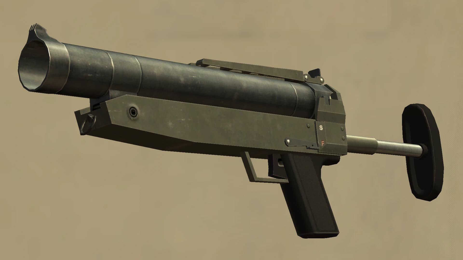 The Grenade Launcher as it appears in GTA IV: The Ballad of Gay Tony.