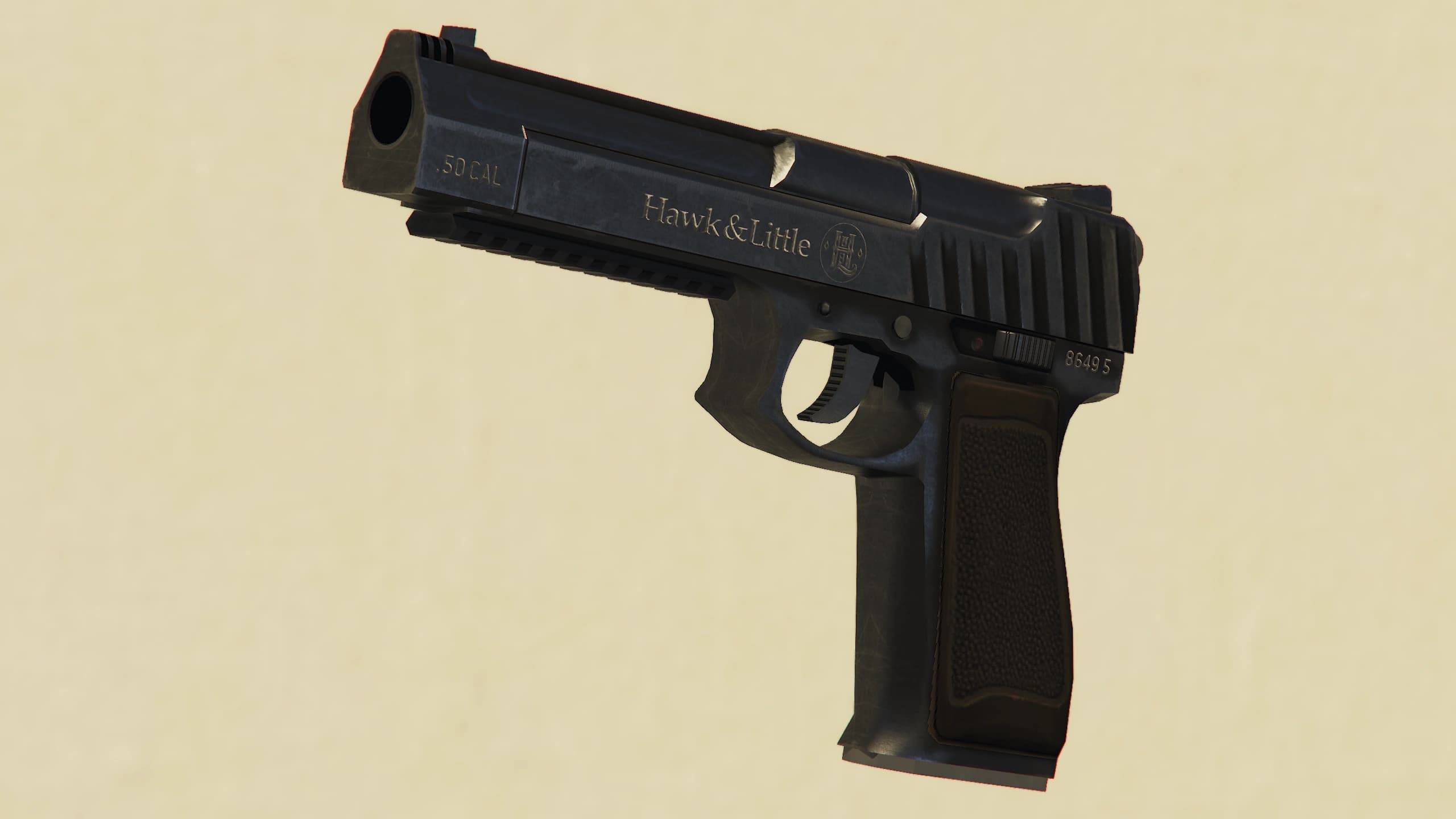 The Pistol .50 as it appears in GTA V.