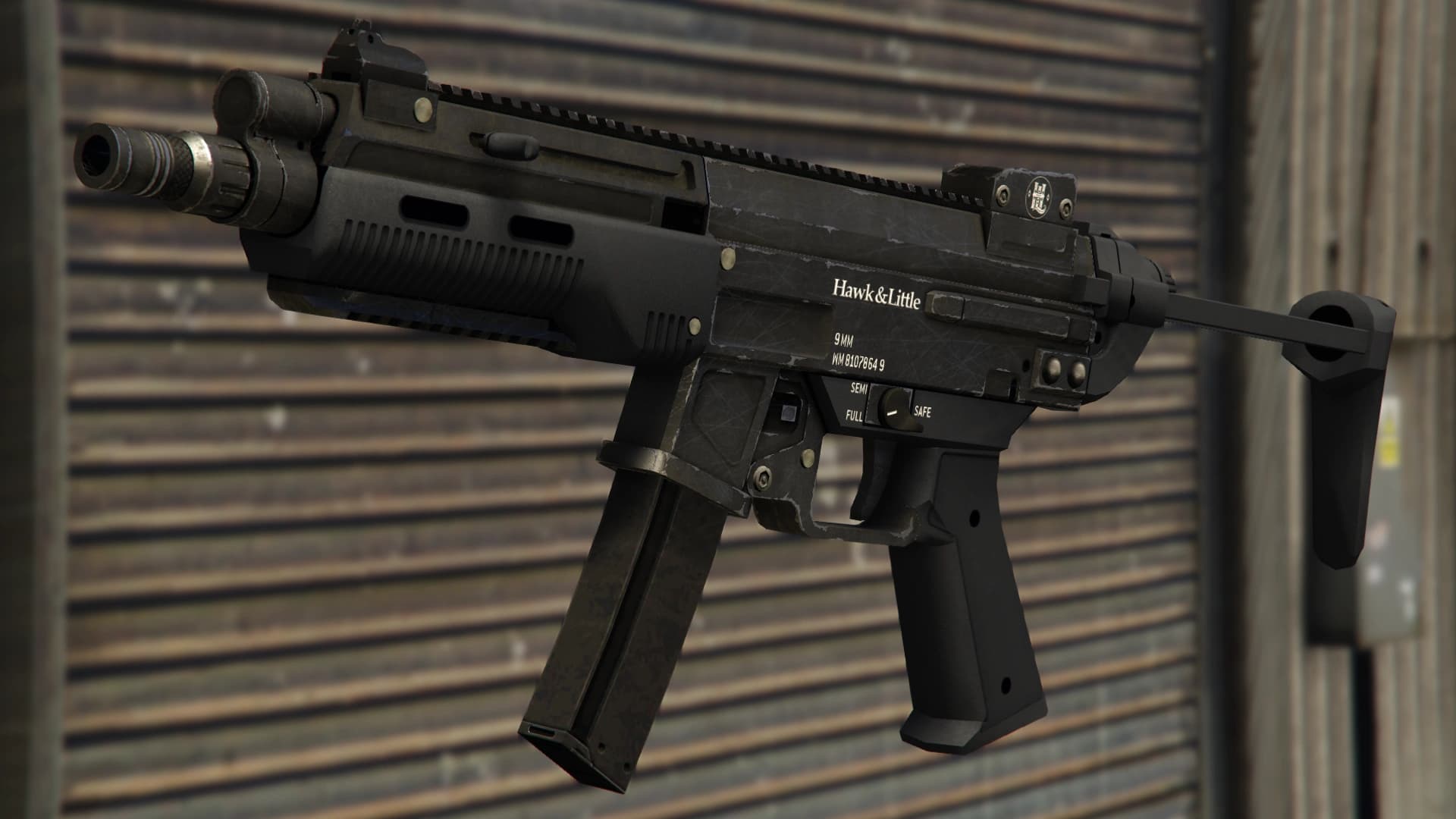 The SMG as it appears in GTA V.
