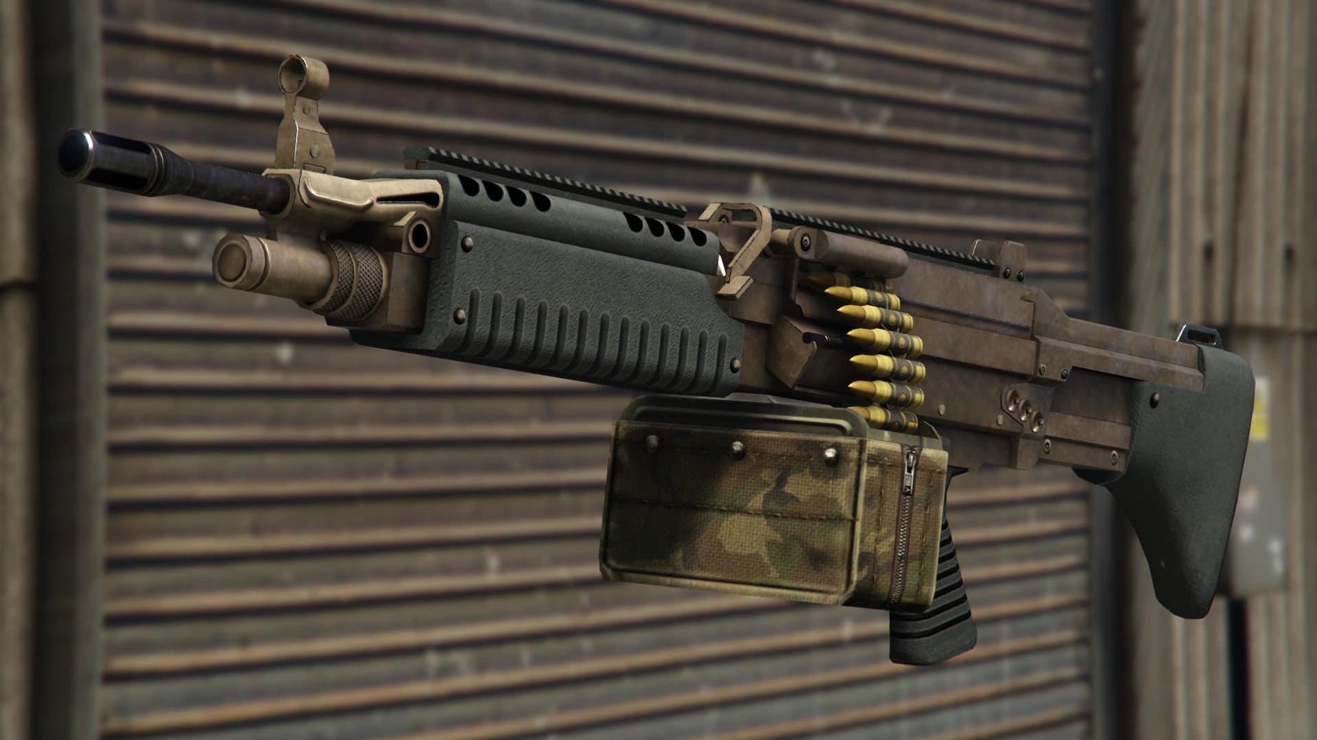 The Combat MG as it appears in GTA V.