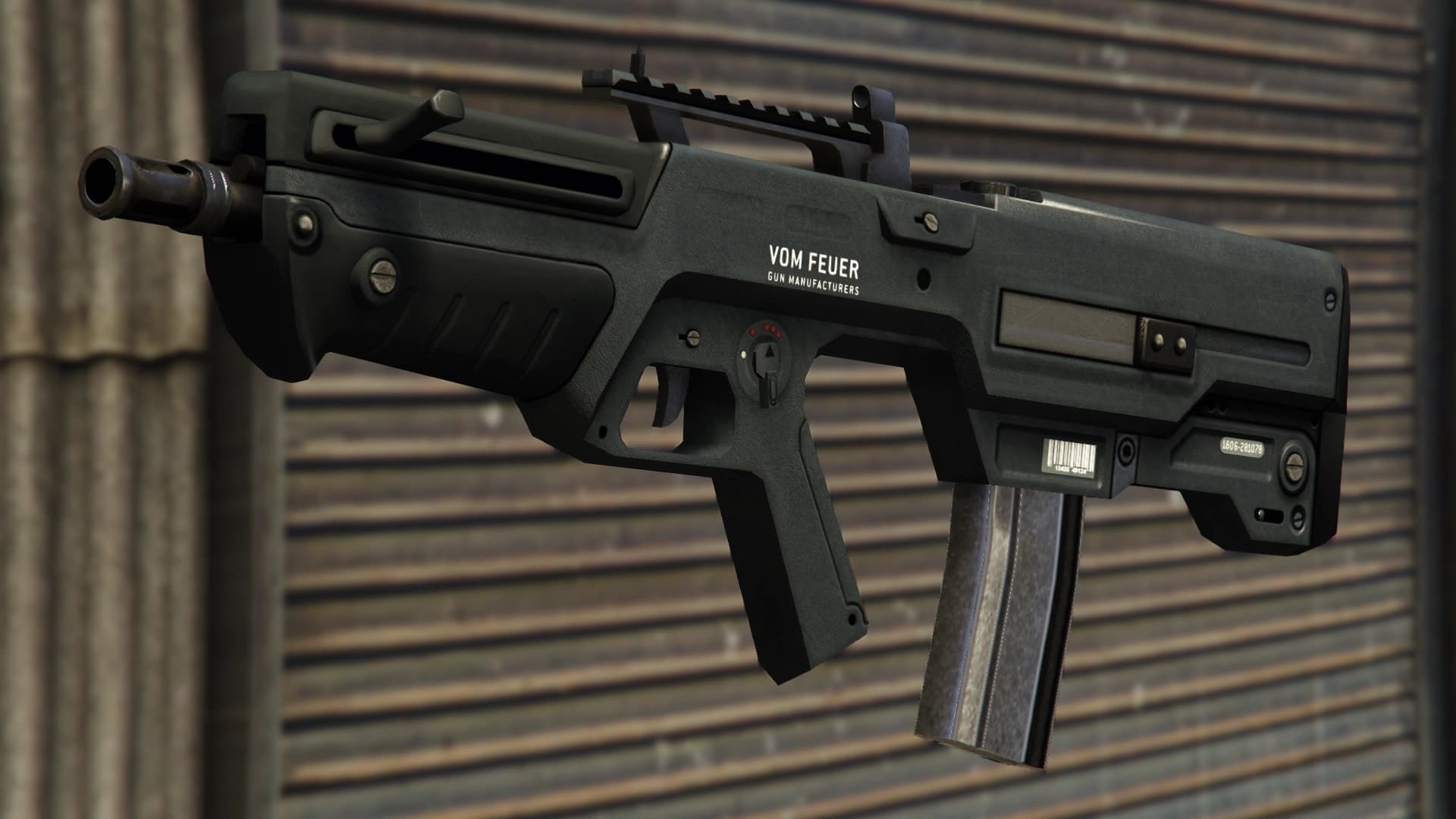 The Advanced Rifle as it appears in GTA V.