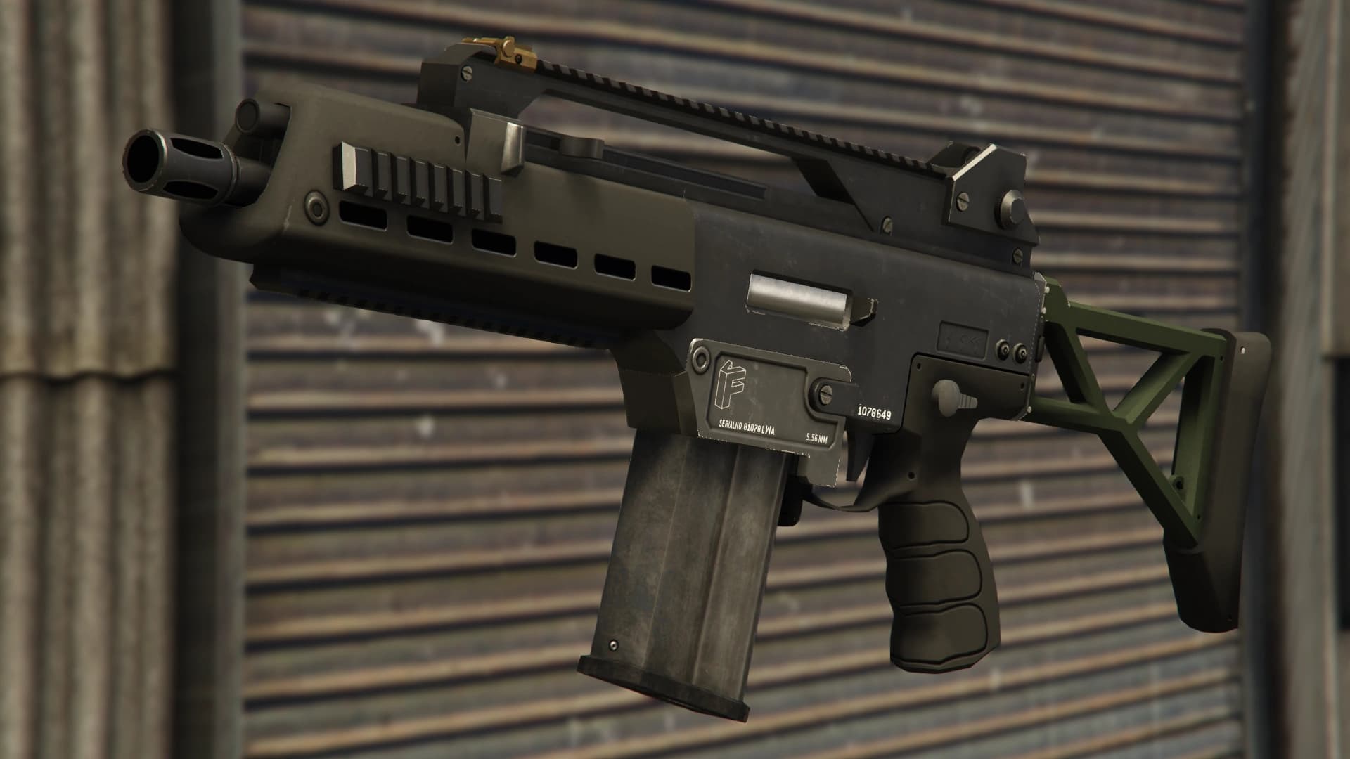 The Special Carbine as it appears in GTA V.