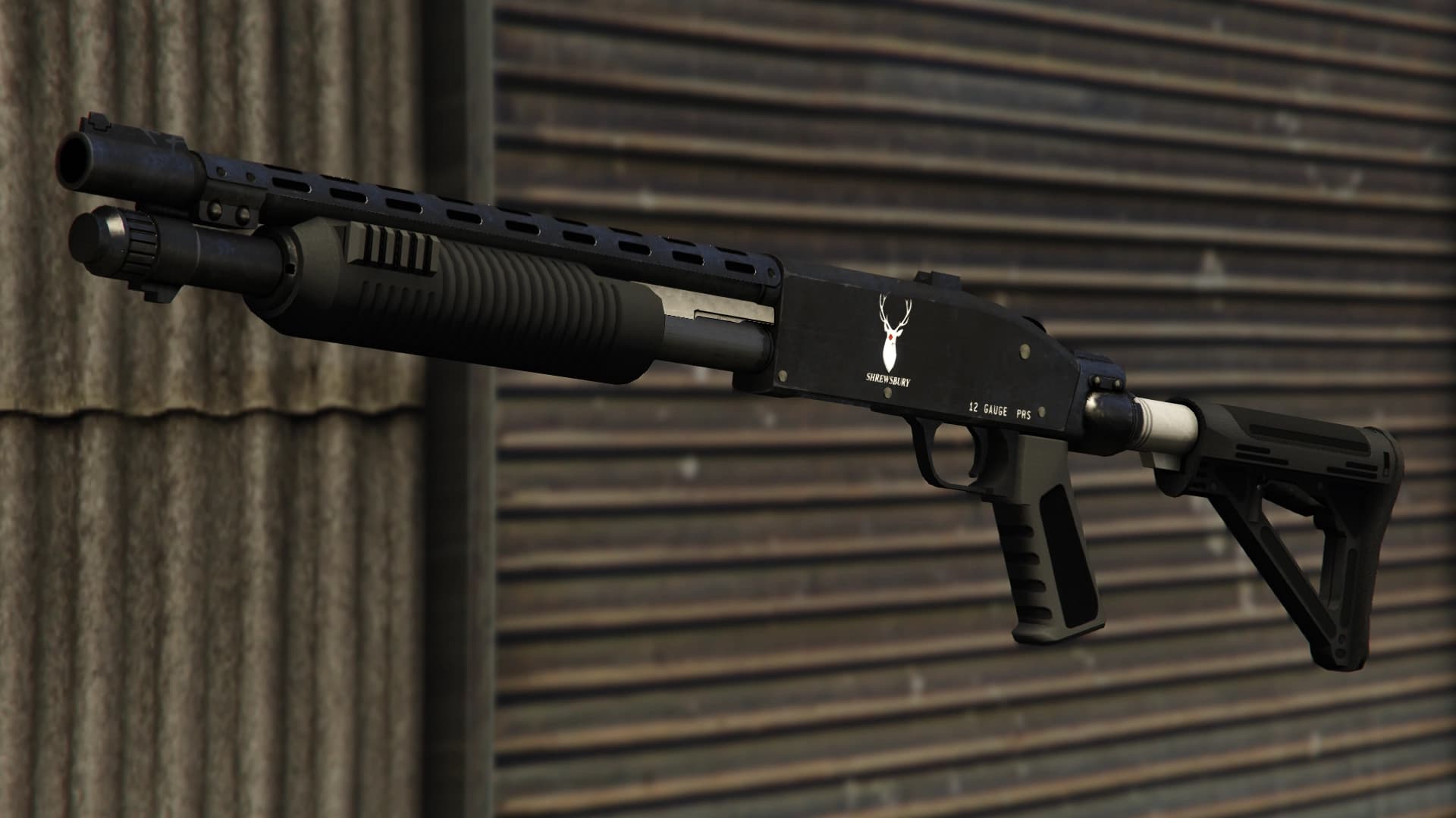 The Pump Shotgun as it appears in GTA V.