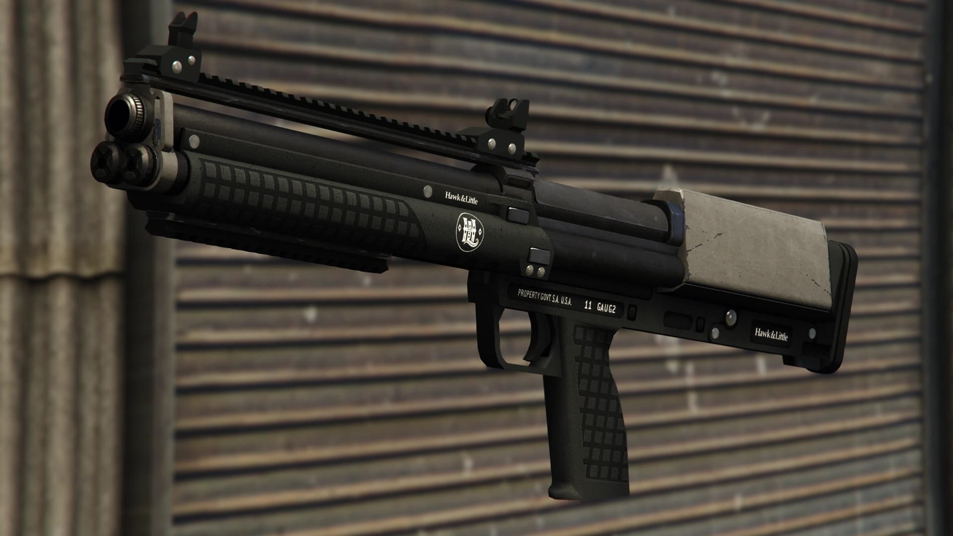 The Bullpup Shotgun as it appears in GTA V.