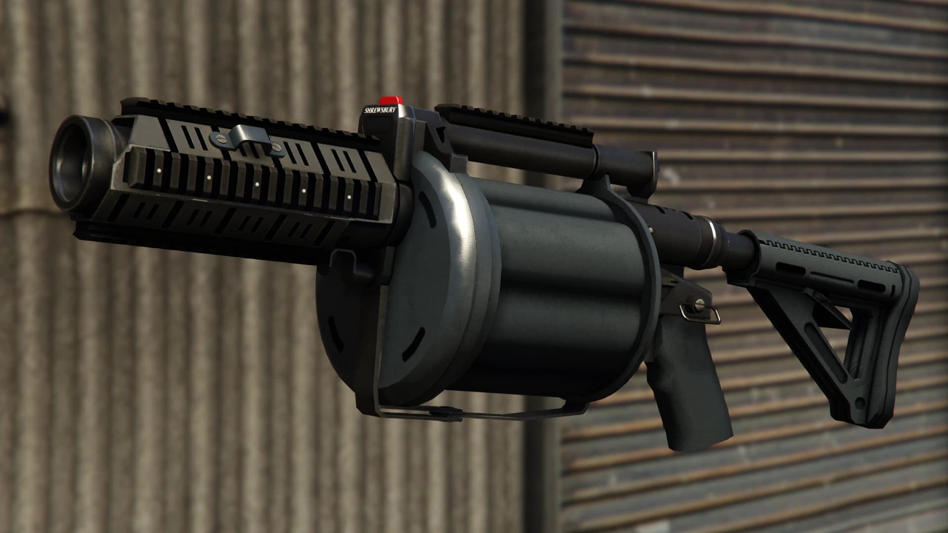The Grenade Launcher as it appears in GTA V.