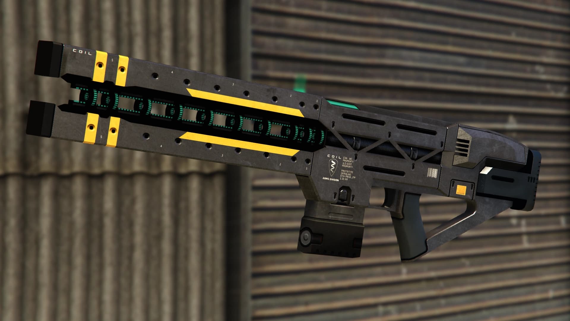 The Railgun as it appears in GTA V.