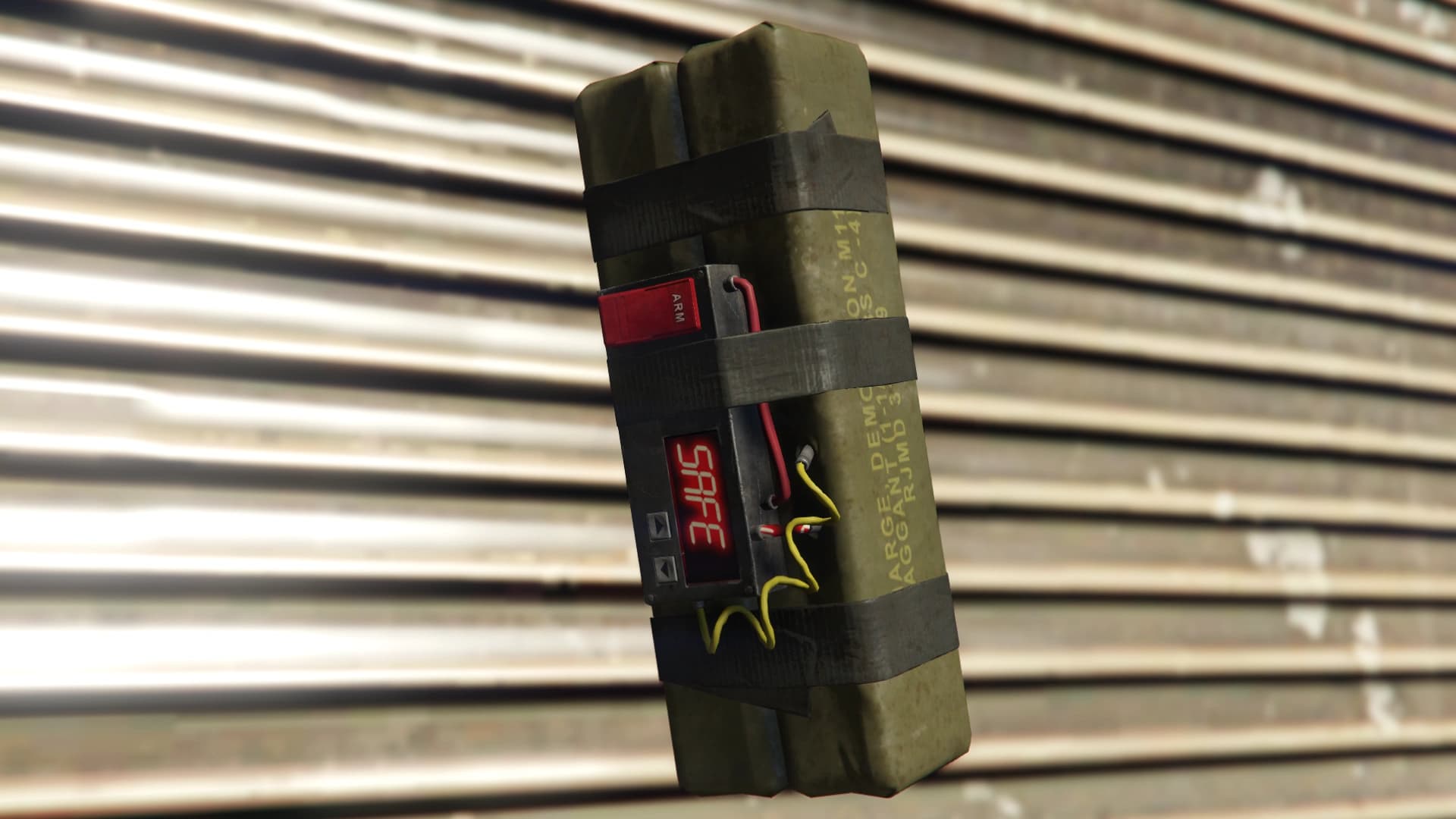 The Sticky Bomb as it appears in GTA V.