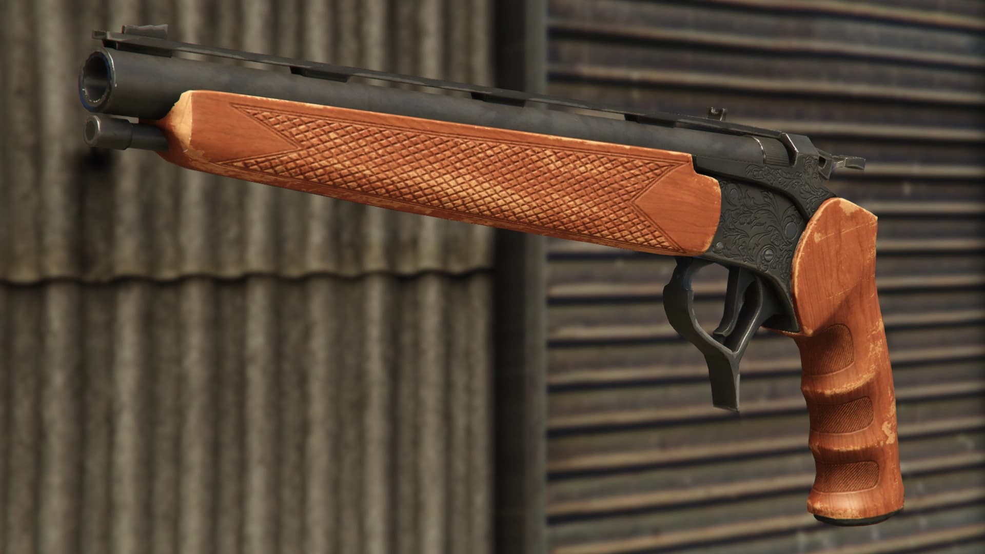 The Marksman Pistol as it appears in GTA V.