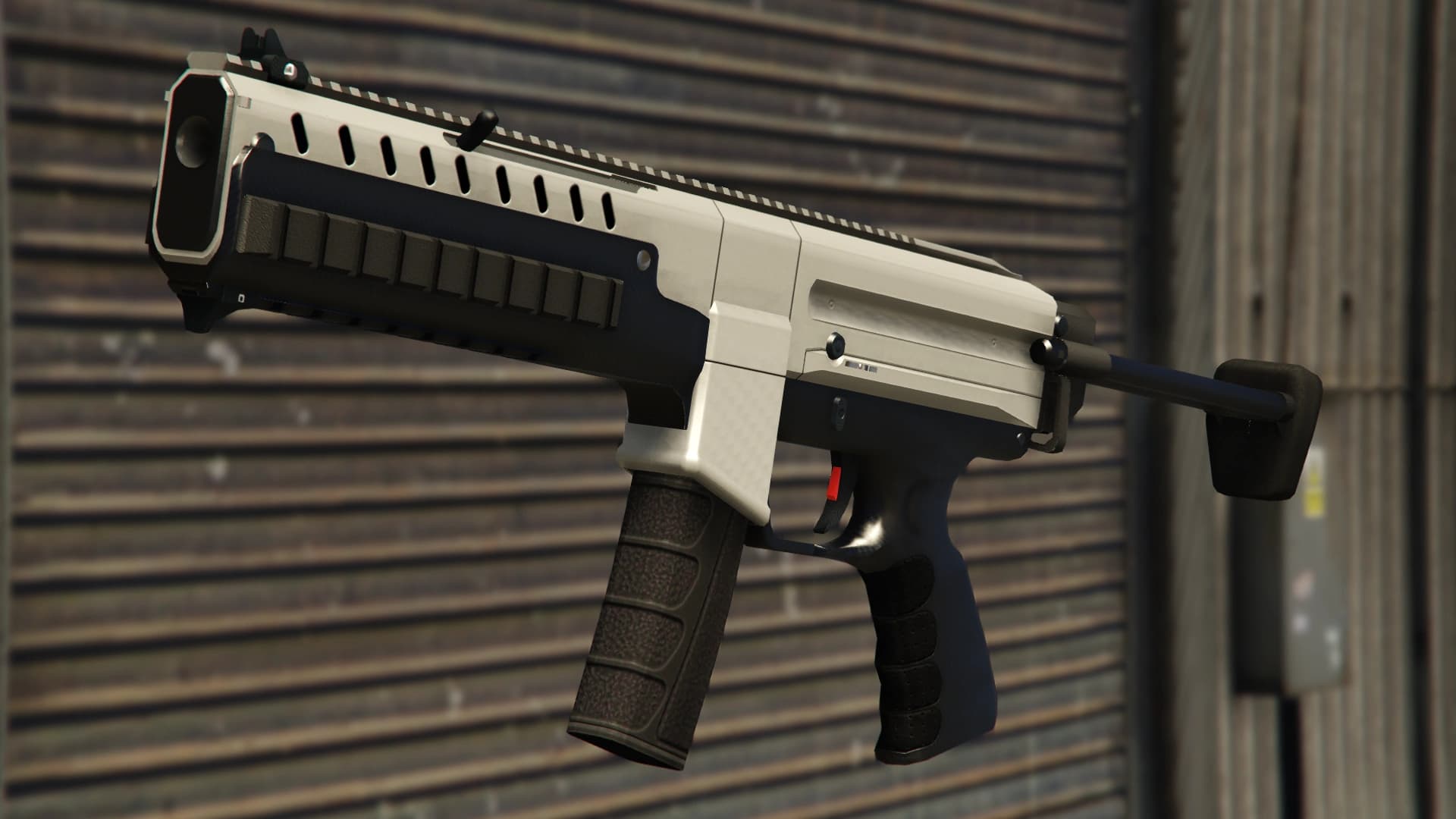 The Combat PDW as it appears in GTA V.