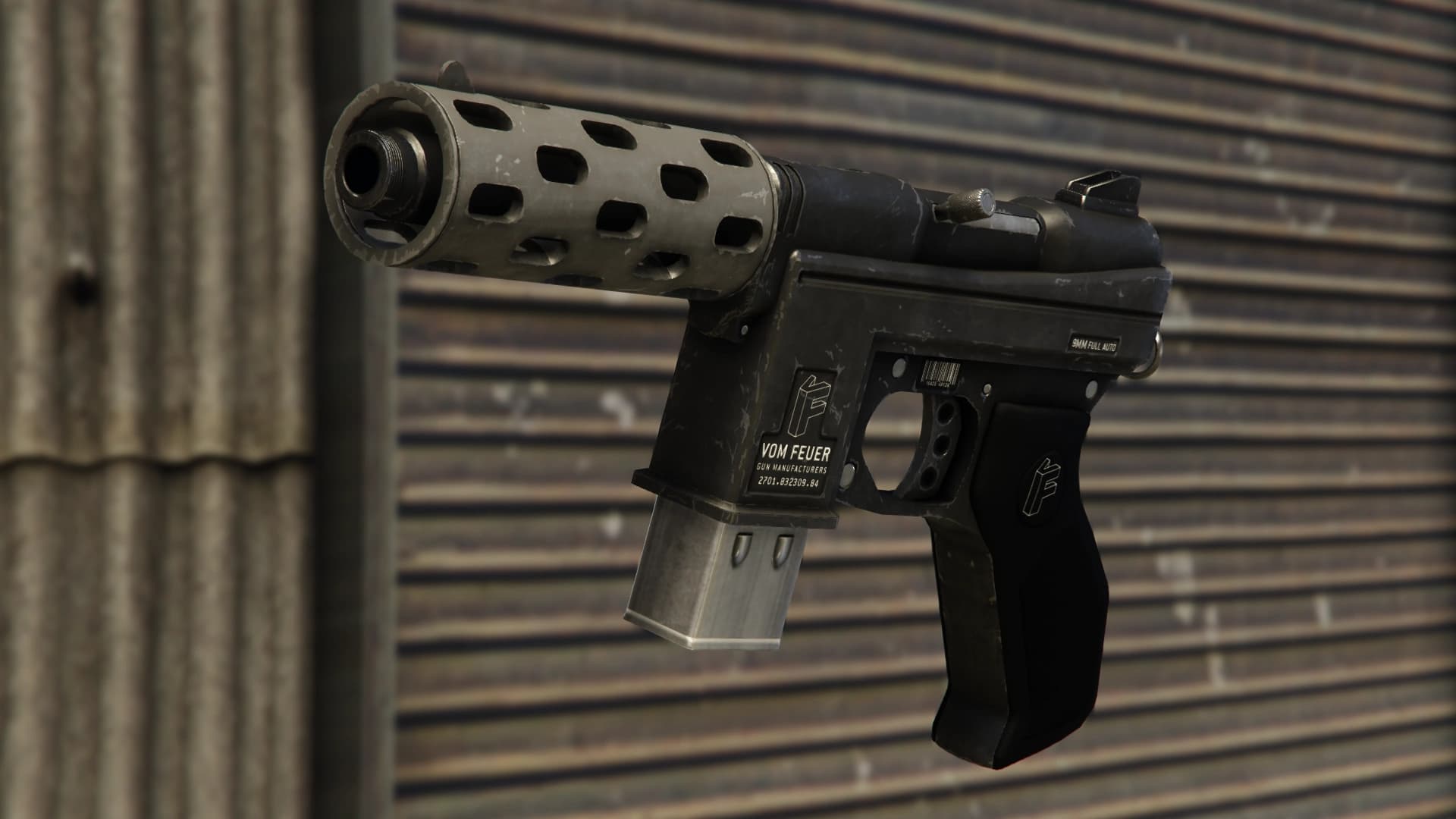 The Machine Pistol as it appears in GTA V.