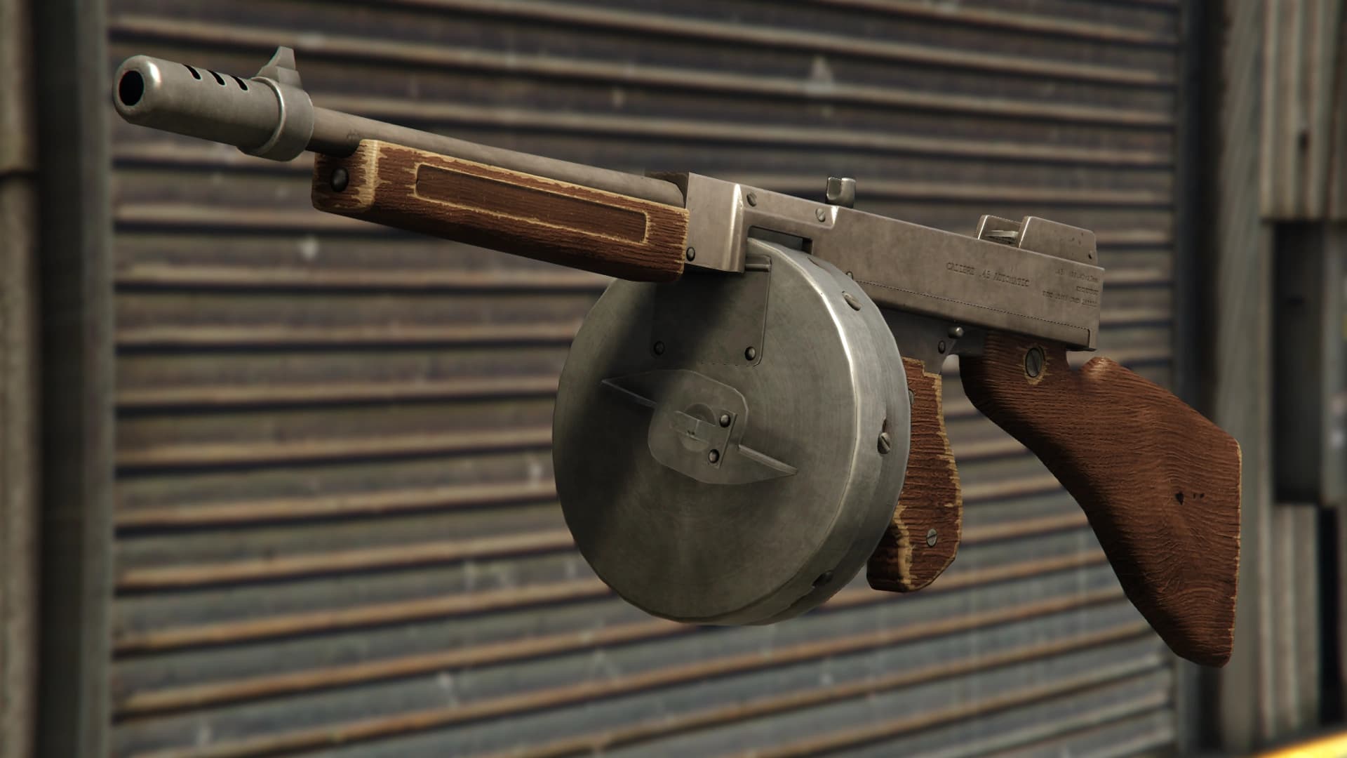 The Gusenberg Sweeper as it appears in GTA V.