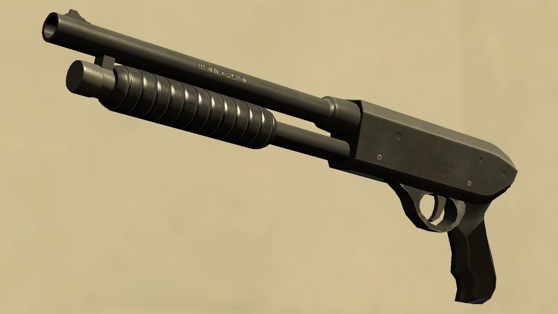 The Pump Shotgun as it appears in GTA IV.